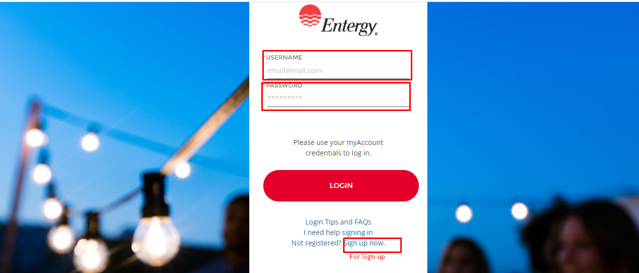 Entergy New Orleans Sign up