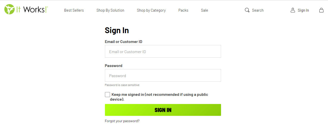 It Works Login