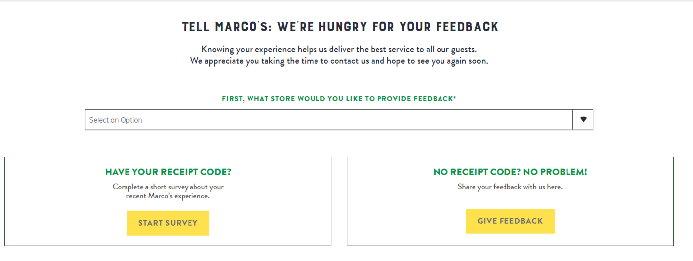 marcos guest survey