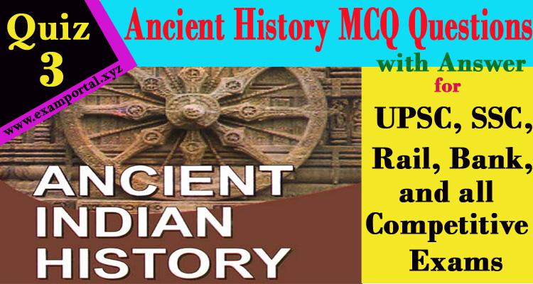 Ancient Indian History questions